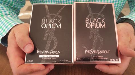 Fake vs Real Black Opium Yves Saint Laurent Perfume 90 ml.